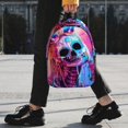thumbnail image 2 of Disketp Neon Skull With Milkshake Mochila Escolar de 15 Pulgadas, Mochila Ligera para Estudiantes, Viajes y Trabajo, Cómoda y Resistente para el Uso Diario, 2 of 6