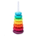thumbnail image 1 of Juguete Infantil Para Bebés, Torre Giratoria De Arcoíris, Juguete Apilable Para Bebés, Juegos De Apilamiento De Torres De Arcoíris, Bloques Apilables Moyic FN006341-00, 1 of 6