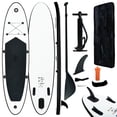 thumbnail image 1 of vidaXL Inflatable Stand Up Paddleboard Set Black and White, 1 of 5