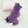 thumbnail image 5 of Newborn Baby Girl Boy Cute Bear Ear Warm Fleece Hooded Jumpsuit Romper Snowsuit, 5 of 7