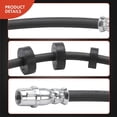 thumbnail image 5 of A-Premium Front Driver or Passenger Brake Hydraulic Hose Compatible with Select Audi Models - Q5 2009-2017, SQ5 2014-2017 - Replace# 8R0611707A, 5 of 8