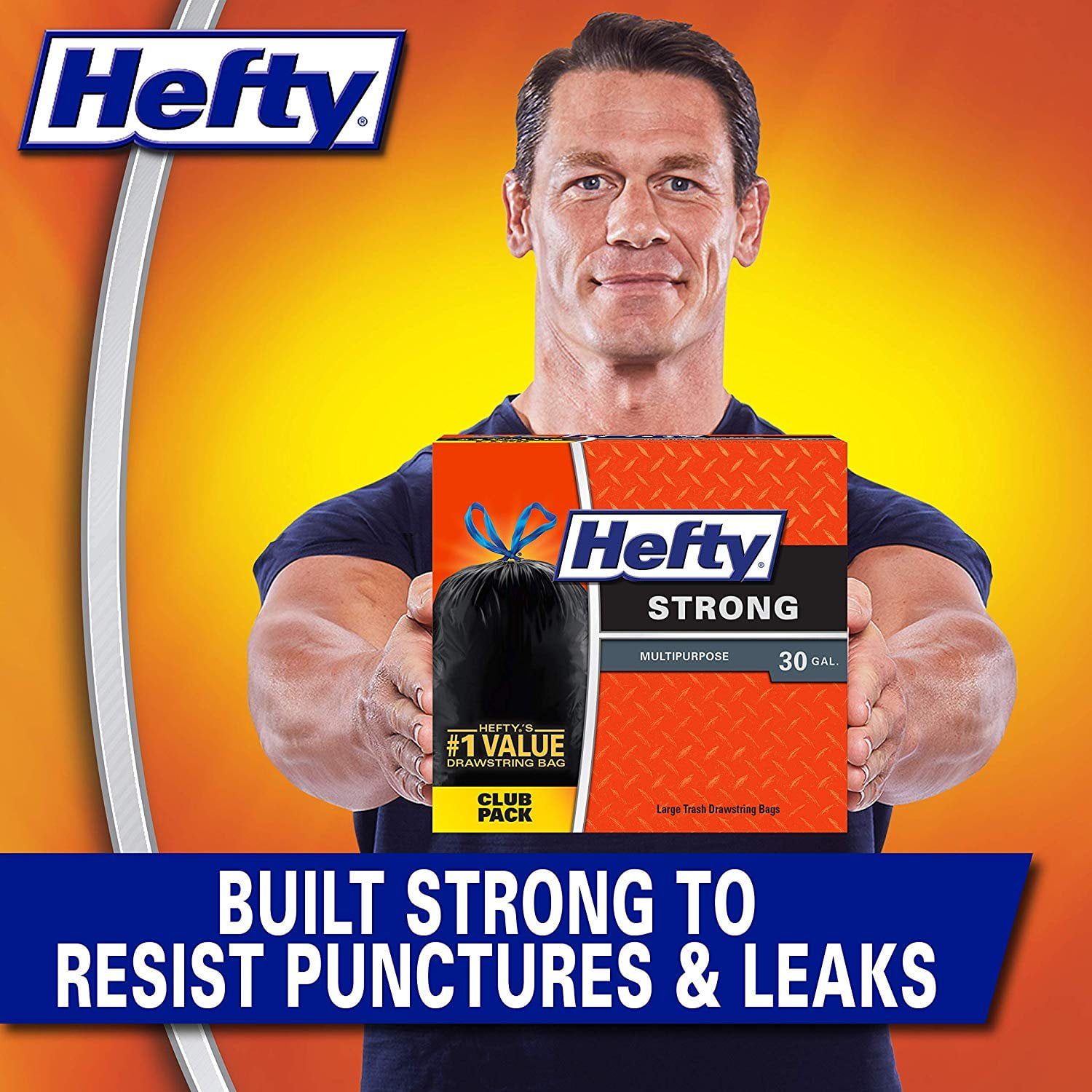 Hefty Hefty Strong Mega Pack 30 Gallon Large Multipurpose Drawstring Trash  Bags 56 ea