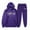 Dark Purple, variant on Trapstar Hoodies for Women Sets Long Sleeve Graphic Sweatshirts Loose Trapstar Street Hip-hop Pullover Sweatshirts+Sweatpants Women Set of 2 Classic Sweatshirts(Gray, L)