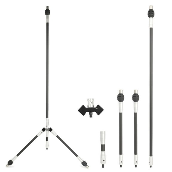Professional Archerys Stabilizer with Multiple Length Carbon Rods for Improved Accuracy Bows Balances Rod Accessory