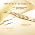 thumbnail image 4 of NAGARAKU AG Series High-Density Fiber Tip Anti-Slip Professional Tweezers for Eyelash Extensions AG-05, 4 of 7