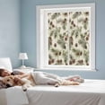 thumbnail image 3 of Sage Green Christmas Window Privacy Film, Rustic Pine Cones Xmas Botanical Static Cling UV Sun Blocking Heat Control Window Tint, Non-Adhesive One Way Windows Privacy Cover 19.6''x39.3'', 3 of 7