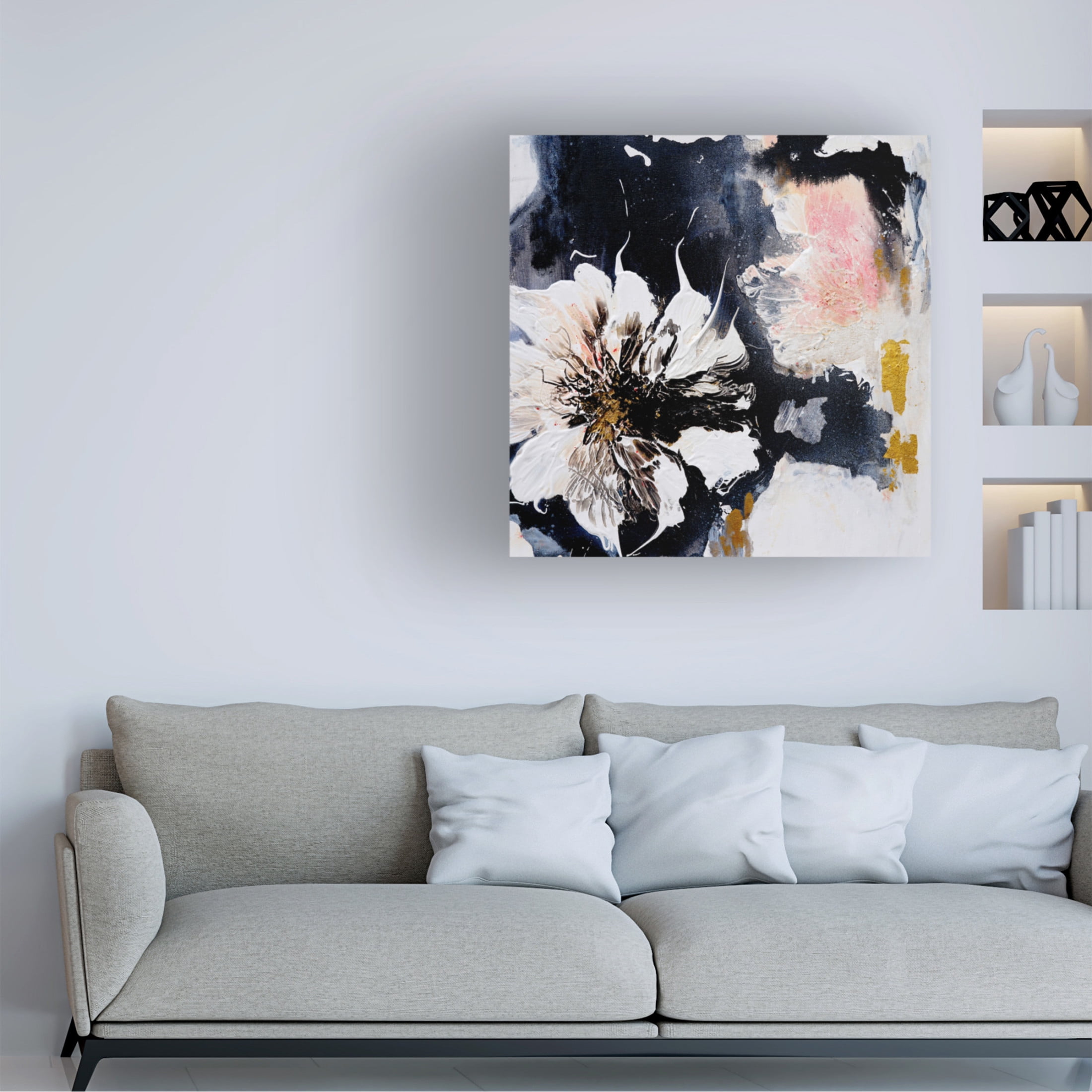 Trademark Fine Art Francoise Wattre Dalie Canvas Wall Art