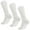 White, variant on Men Women Anti Slip Grip Non Skid Crew Cotton Diabetic Socks For Home Hospital 6-pack Gray 10-13