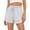 *Gray, variant on ClodeEU Women's Solid Color Drawstring Elastic Waist Knee Length Shorts ,Casual Summer Bermuda Pants Gray,Womens Plus XL