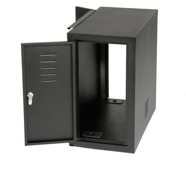 Computer Cabinet Side Car, Black, 12"W x 22-1/2"D x 21-1/2"H