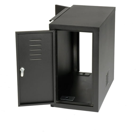 Global Industrial CPU Enclosed Side Car Cabinet 12-1/8""W x 22-1/2""D x 21-1/2""