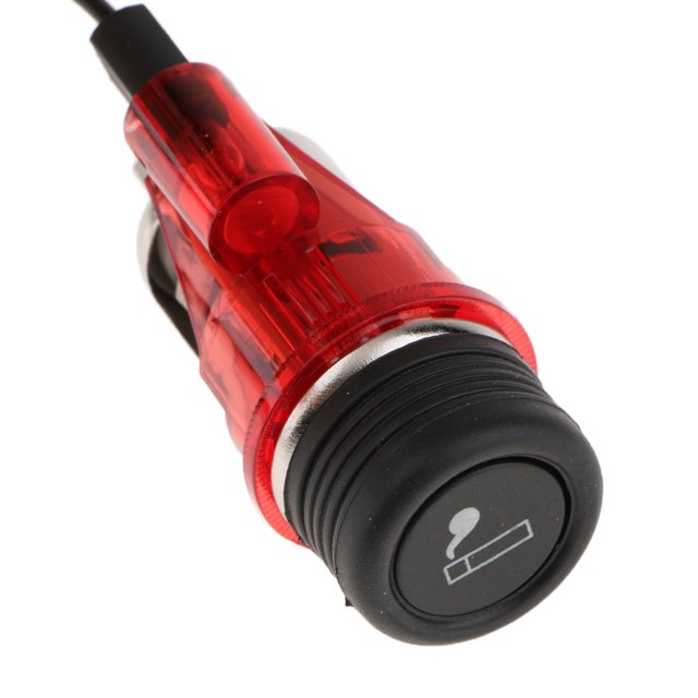Adaptador Del Arnés Del Enchufe Del Enchufe Del Enchufe Del Zócalo Del Encendedor Alimentación 12v para , Barco rojo Yotijar toma de mechero