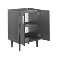 thumbnail image 4 of Modway Augusta Modern Bathroom Vanity, MDF Wood Gray, 24" W, 44 lb, 4 of 9