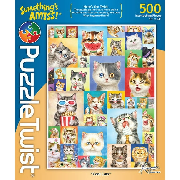 Cool Cats - Something's Amiss! 500 Pieces, Jigsaw Puzzle