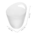 thumbnail image 2 of SEWACC Clear Plastic Bucket Beverage Bucket Outdoor Activities 1Pack, 2 of 8