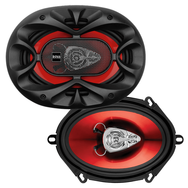 BOSS CH5730 Chaos Series Car Speakers, 5x7 Inch, 300W Max, 3 Way