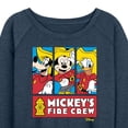 thumbnail image 3 of Disney - Firefighter Mickey & Friends - To The Rescue - Women's Lightweight French Terry Long Sleeve Shirt, 3 of 5