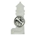 thumbnail image 3 of White Brick Lighthouse Nautical Enamel Lapel Pin, 3 of 3