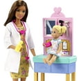 thumbnail image 3 of Barbie Pediatrician Playset, Brunette Doll, 3 of 6