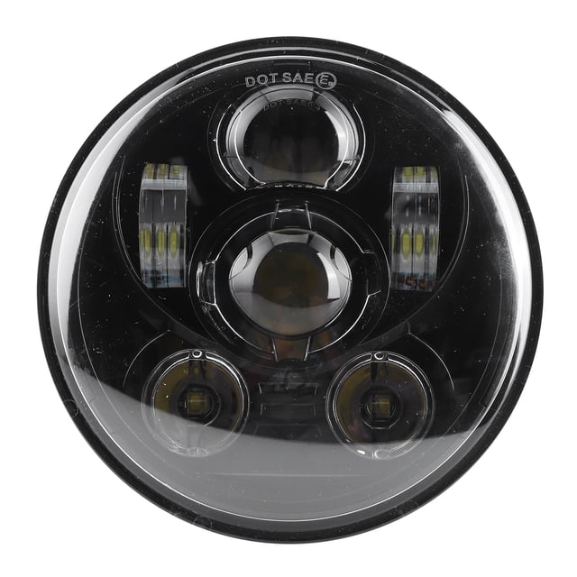 Motorcycle Headlamp,5.75in 75W LED Headlight Motorcycle Front Light Motorcycle Headlight Streamlined Design