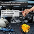 thumbnail image 4 of Car Jumper Start Adapter for 18V Power Tool Battery - 11AWG Jump Cables for Vehicle Engine Under 3.5L, Auto Booster Cable for Quick Car Jump Start Using Tool Battery, 4 of 9