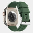 thumbnail image 6 of Sports Band Compatible for iWatch Bands 42mm 41mm 40mm 38mm, Soft Silicone Wristband Strap with Classic Adjustable Clasp for iWatch Series 10 9 8 7 6 5 4 SE 3 2 1 for Women Men, Armygreen, 6 of 6