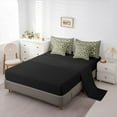 thumbnail image 5 of Feelyou Retro Aztec Bedding Comforter Set 7pcs, Green Triangle Abstract Full Bedding Set, 5 of 8