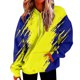 thumbnail image 1 of Sudadera con Capucha Gibobby para Mujer Talla Grande Manga Larga Suelta con Bolsillos Amarillo L, 1 of 4