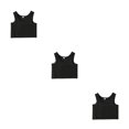 thumbnail image 1 of Jumpingount chaleco de cultivo femenino verano clima caliente camisetas sin mangas ropa interior elástica corta sin costuras transpirable flaco Type1 NO1, 1 of 6