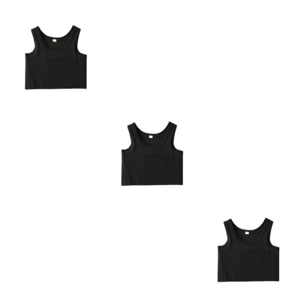 Guardurnaity chaleco de cultivo femenino verano clima caliente camisetas sin mangas ropa interior elástica sin mangas sin costura transpirable Type1 NO1