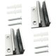 thumbnail image 1 of Puerta corrediza de vidrio Guía de piso Abrazadera de vidrio Soporte de estante de vidrio Sistema de puerta corrediza de 6 piezas Accesorios de guía de aleación de aluminio Soporte de puerta corrediza.10 * 1 esquí esquí Gafas de esquí, 1 of 5