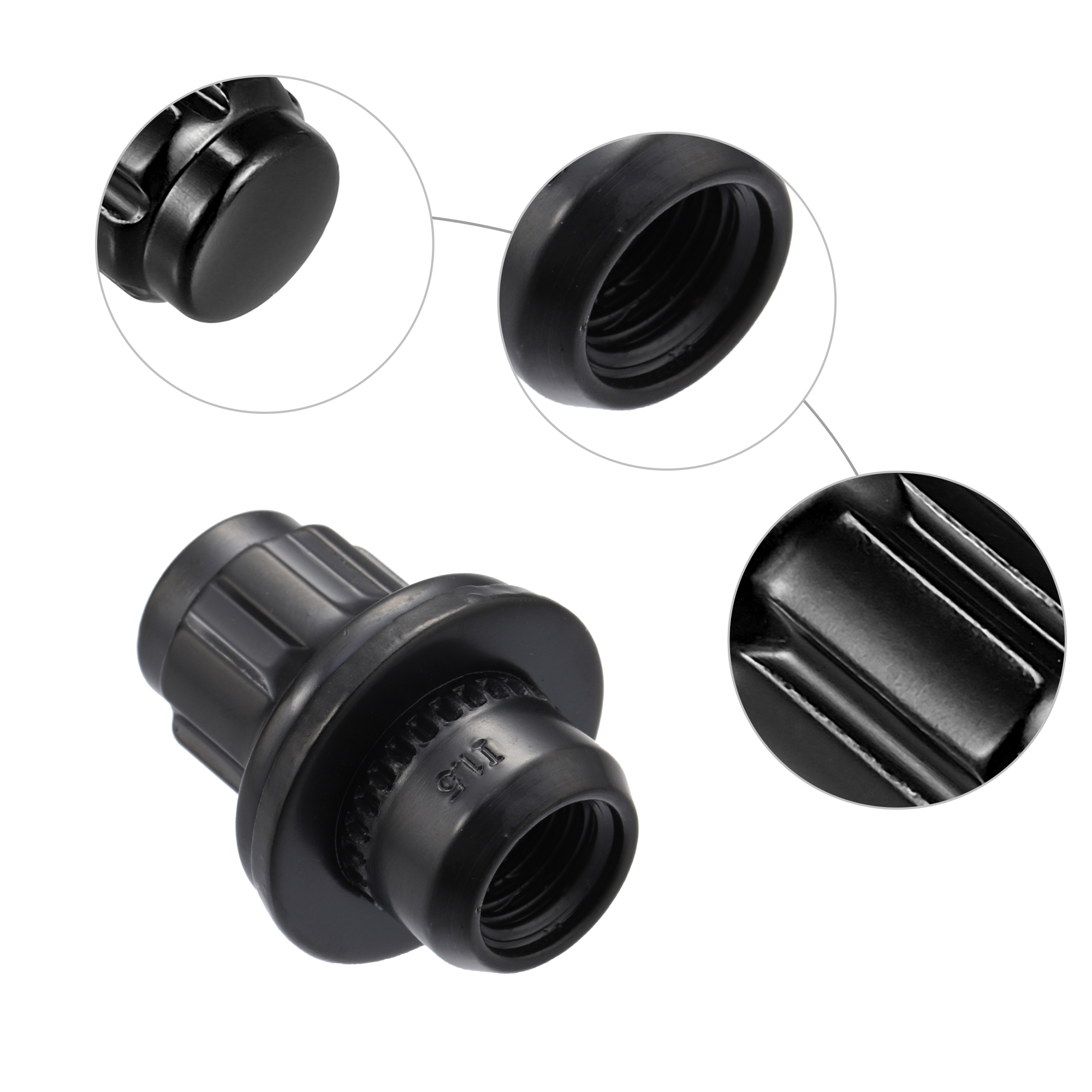 Unique Bargains 5Pcs M12x1.5 Car Wheel Lock Lug Nuts Set Anti Theft for Toyota RAV4