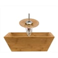 thumbnail image 1 of Polaris 891-WF-BN Brushed Nickel Bathroom Waterfall Faucet Ensemble, 1 of 1