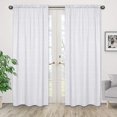 thumbnail image 2 of White Eyelet Window Treatment Panels -Set of 2, 2 of 3