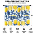 thumbnail image 2 of Blackout Kids Curtains,Blue Lemon Childrens Insulated Curtains Set Of 2,Bedroom Essentials,Toddler Room Decor 52x84in(132x213cm), 2 of 4