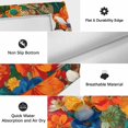thumbnail image 5 of Boho Orange Red Floral Outdoor Rug for Patio/Deck/Porch, Non-Slip Large Area Rug 6 x 9 Ft, Vintage Flowers Bohemia Plants Indoor Outdoor Rugs Washable Area Rugs, Reversible Camping Rug Carpet Runner, 5 of 8