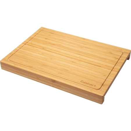 Cuisinart - Bamboo Cutting Board w/Slide Out Tray