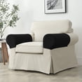 thumbnail image 2 of 2 Pack Jacquard Stretch Sofa Armrest Covers Non-Slip Recliner Sofa Armrest Covers, 2 of 6