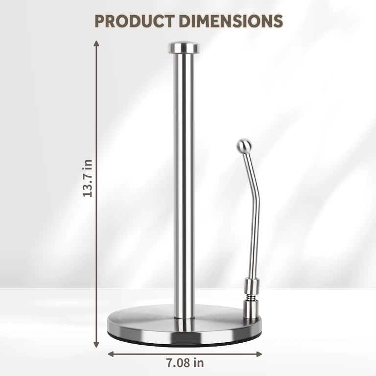 Stainless Steel Freestanding Paper Towel Holder photo 7