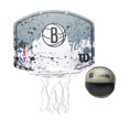 thumbnail image 3 of Aro de Baloncesto WILSON NBA Equipo Mini Brooklyn Nets Gris, 3 of 5