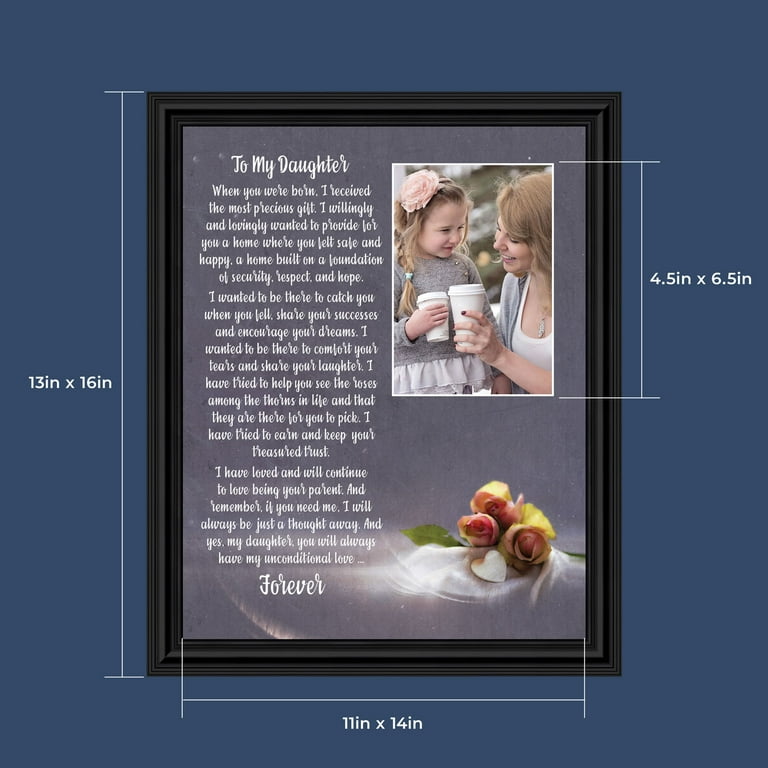 Picture Frame, for Mom,Birthday Gifts for Mom,Mom Gifts from Daughter Unique  Gif