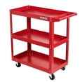 thumbnail image 4 of Jopath 3-Tier Rolling Tool Cart Utility Cart on Wheels, 450 lb Heavy Duty Rolling Tool Cart for Warehouse, Garage, Red, 4 of 6