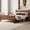 Dark Walnut, variant on Queen Size Flat Panel Bed with Headboard & Footboard, Minimalist Modern Platform Bed with Wood Grain Finish, Shaker & Farmhouse Style, 11.5" Under-Bed Storage, Dark Walnut