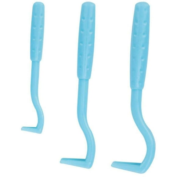 Tick Removal Tool Kit for Dogs Cats Human Flea Remover Tick Remover with 3 Tick Hooks for Dogs Cats Horses Pets Human Pets, Blue