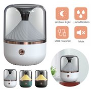 Essential Oil Diffuser, Aromatherapy Diffuser Cool Mist Humidifier with 7 Colors Lights for Home Office, Black