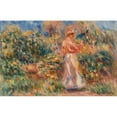 thumbnail image 2 of Pierre-Auguste Renoir 18x13 Gold Ornate Wood Frame and Double Matted Museum Art Print Titled - Landscape with Woman in Pink and White (Landscape with Woman in Pink and White) (1916), 2 of 4