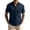 Navy, variant on Men's Shirts, Shirts for Men 2026 Short Sleeve T Shirts Button Up Collar Athletic Breathable Casual Business Summer Wears Navy S