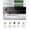 thumbnail image 5 of Farmhouse Checkered Blackout Curtains for Bedroom Living Room Darkening Curtains 54 Inch Long St.Patrick's Day Vintage Plaid Short Curtain for Small Window Treatment Grommet Drapes 42"x54"x2, 5 of 9