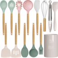 thumbnail image 1 of Juego de utensilios de cocina oannao Silicone 446°F, resistente al calor, 1 of 9