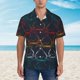 thumbnail image 2 of Fotbe Cartoon Sharks Camisa Hawaiana para Hombre Unisex – Camisa Casual de Verano con Botones de Manga Corta de Algodón y Lino,X-Large, 2 of 7